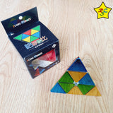 Pyraminx 3x3 Metalizado Brillante Cubo Rubik Shengshou Stickerless Metalizado