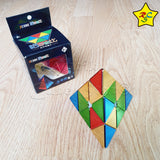 Pyraminx 3x3 Metalizado Brillante Cubo Rubik Shengshou Stickerless Metalizado