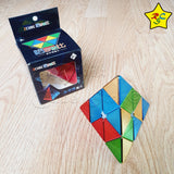Pyraminx 3x3 Metalizado Brillante Cubo Rubik Shengshou Stickerless Metalizado