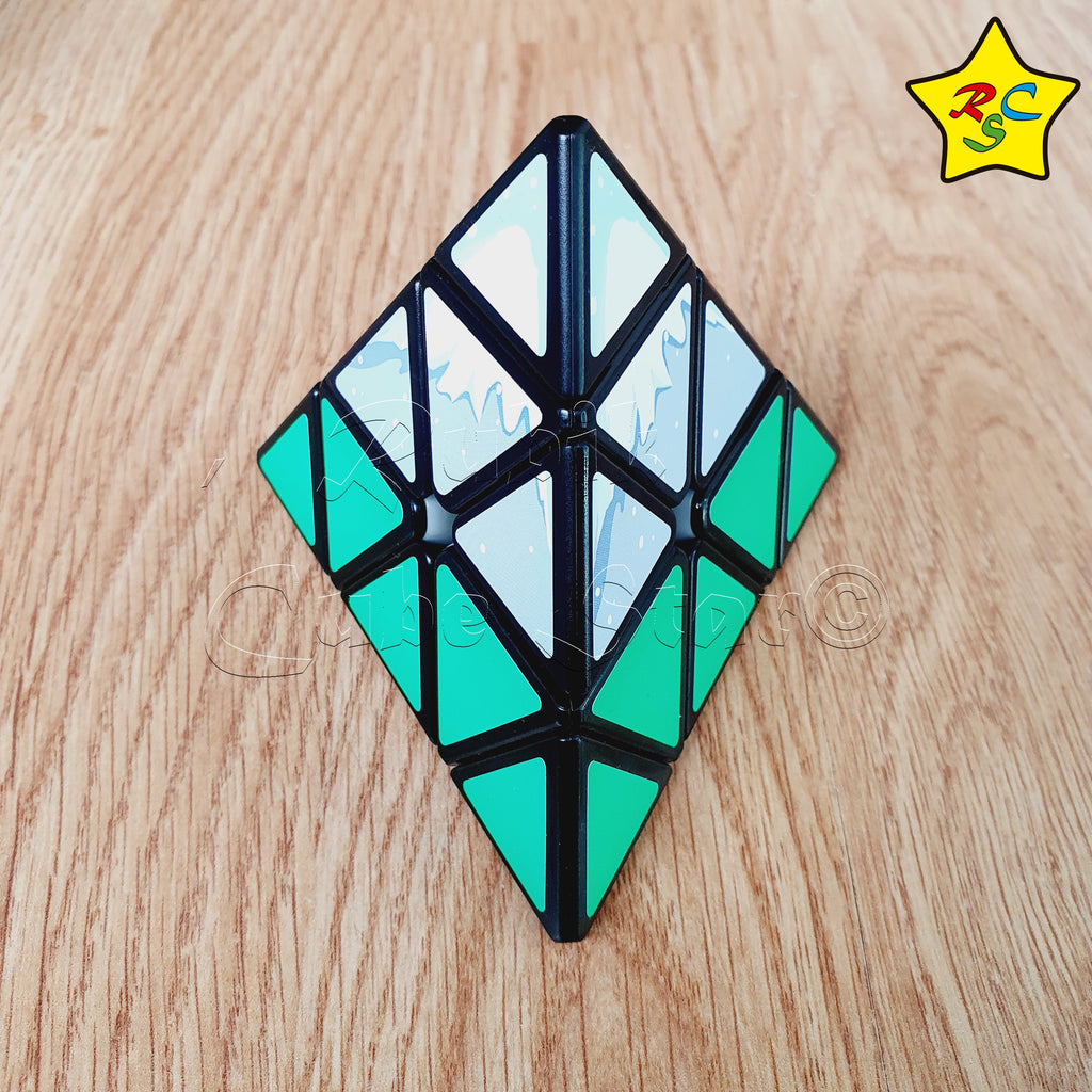 Pyraminx Snow Mountain Qiyi Montaña Nieve Mod Cubo – Cube Star