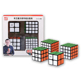 Pack Cubos Rubik 2x2 A 5x5 Qiyi Negro Caja Regalo Speedcube