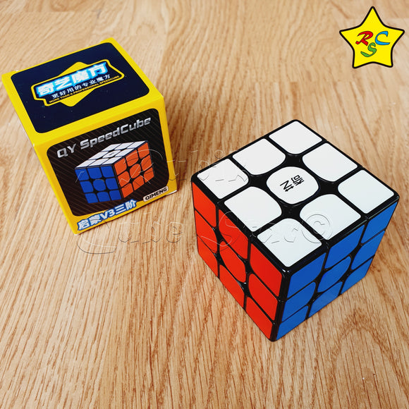 Qimeng V3 Tiled Cubo 3x3 Qiyi Tapas Original Negro