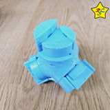 Q-platypus Mirror Azul Pyraminx Puzzle Shengshou Cubo