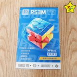 Rs3m V5 Ballcore Cubo 3x3 Moyu Uv Maglev + Robot