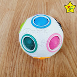 Puzzle Rainbow Qiyi Blanca Rainball Pepas Esfera Didáctica