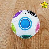 Puzzle Rainbow Qiyi Blanca Rainball Pepas Esfera Didáctica