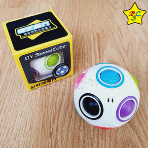 Puzzle Rainbow Qiyi Blanca Rainball Pepas Esfera Didáctica