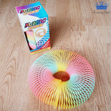 Resorte Aro Magico 15cm Espiral Antiestres Multicolor Pastel