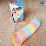 Resorte Aro Magico 15cm Espiral Antiestres Multicolor Pastel