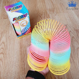Resorte Aro Magico 15cm Espiral Antiestres Multicolor Pastel