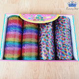 Aro Magico Resorte Espiral 6cm Rainbow Antiestres Multicolor