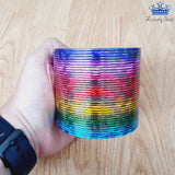 Aro Magico Resorte Espiral 6cm Rainbow Antiestres Multicolor