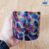 Aro Magico Resorte Espiral 6cm Rainbow Antiestres Multicolor