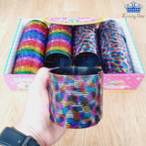 Aro Magico Resorte Espiral 6cm Rainbow Antiestres Multicolor