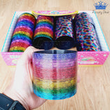 Aro Magico Resorte Espiral 6cm Rainbow Antiestres Multicolor