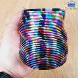 Aro Magico Resorte Espiral 6cm Rainbow Antiestres Multicolor
