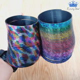 Aro Magico Resorte Espiral 6cm Rainbow Antiestres Multicolor