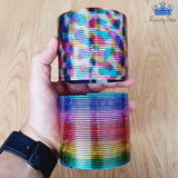 Aro Magico Resorte Espiral 6cm Rainbow Antiestres Multicolor