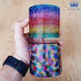 Aro Magico Resorte Espiral 6cm Rainbow Antiestres Multicolor