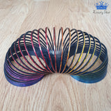 Aro Magico Resorte Espiral 6cm Rainbow Antiestres Multicolor