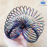 Aro Magico Resorte Espiral 6cm Rainbow Antiestres Multicolor