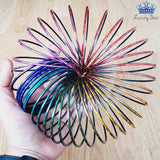 Aro Magico Resorte Espiral 6cm Rainbow Antiestres Multicolor
