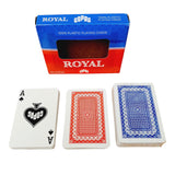 Cartas Royal Copag Par Baraja Naipes Poker Plástico Juego