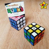 Cubo Rubik 3x3 Rubiks Clasico Fondo Negro Tileds Original