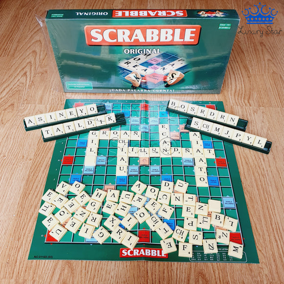Scrabble Juego De Mesa Palabras Español Familia