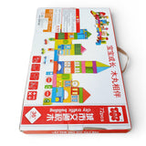 Set Bloques Construcción Madera x72 Piezas Infantil Bebes