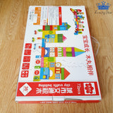Set Bloques Construcción Madera x72 Piezas Infantil Bebes