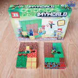 Set Bloques Magneticos Minecraft x50 Piezas Construccion 3d Azul o Verde