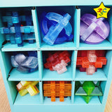 Set Puzzles Ensamblar X9 Qiyi Caja Regalo Rompecabezas
