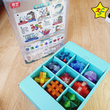 Set Puzzles Ensamblar X9 Qiyi Caja Regalo Rompecabezas
