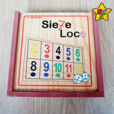 Juego De Mesa Siete 7 Loco Madera Azar Familia Amigos