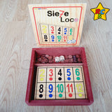 Juego De Mesa Siete 7 Loco Madera Azar Familia Amigos