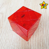 Cubo Rubik Skewb Mirror Magnetico Rojo Traslucido DianSheng