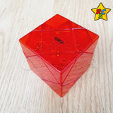 Cubo Rubik Skewb Mirror Magnetico Rojo Traslucido DianSheng