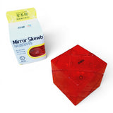 Cubo Rubik Skewb Mirror Magnetico Rojo Traslucido DianSheng