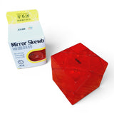 Cubo Rubik Skewb Mirror Magnetico Rojo Traslucido DianSheng