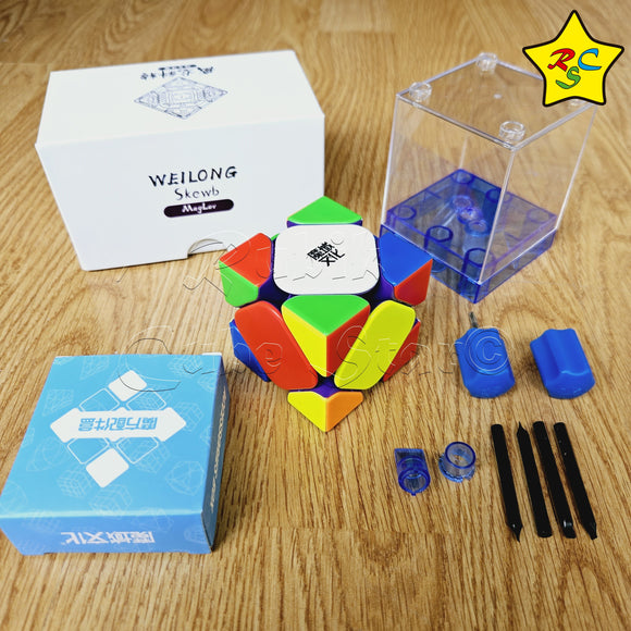 Skewb Weilong Wrm Maglev Moyu Magnetico Cubo Morado