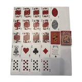 Cartas Poker Snake Bicycle Rojo Dorado Elegante Cardistry