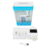 Soporte Esterilizador UV Cepillo Dientes Dispensador Crema Hogar