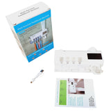 Soporte Esterilizador UV Cepillo Dientes Dispensador Crema Hogar