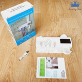 Soporte Esterilizador UV Cepillo Dientes Dispensador Crema Hogar