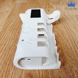 Soporte Esterilizador UV Cepillo Dientes Dispensador Crema Hogar