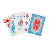 Baraja Poker Sparkler Bicycle Azul Rojo Juego Naipes Premium