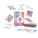 Baraja Poker Sparkler Bicycle Azul Rojo Juego Naipes Premium