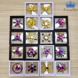 Fidget Spinner Metalico Antiestres Tornasol Dorado Formas