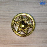 Fidget Spinner Metalico Antiestres Tornasol Dorado Formas